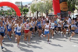 La partenza degli atleti La partenza degli atleti