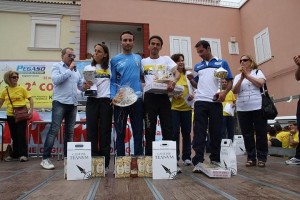 La premiazione della corsa La premiazione della corsa