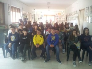 Gli studenti all'incontro