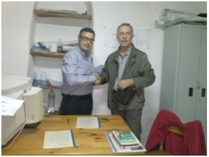 Angelo Marino (Consorzio Pro Loco Gargano) e Nicolamaria Pelusi