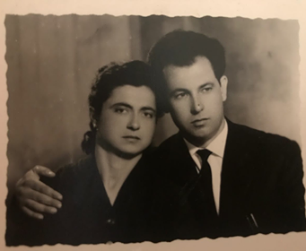 Matteo Bocale e Maria Grazia Columpsi negli anni 50